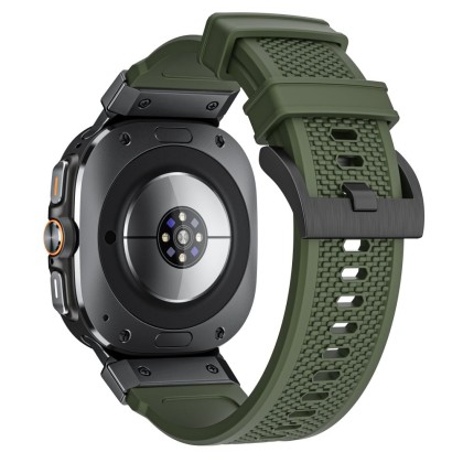 Силиконова каишка за Samsung Galaxy Watch Ultra (47mm) от Tech-Protect Delta Pro - Hunter Green