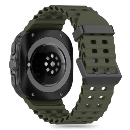 Силиконова каишка за Samsung Galaxy Watch Ultra (47mm) от Tech-Protect IconBand Pro - Hunter Green