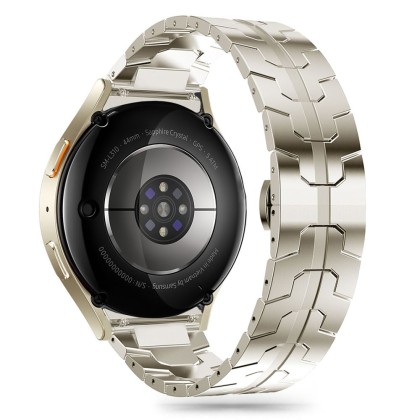 Стоманена верижка за Samsung Galaxy Watch 4/5/5 Pro/ 6/7/FE от Tech-Protect Stainless Line - Titanium