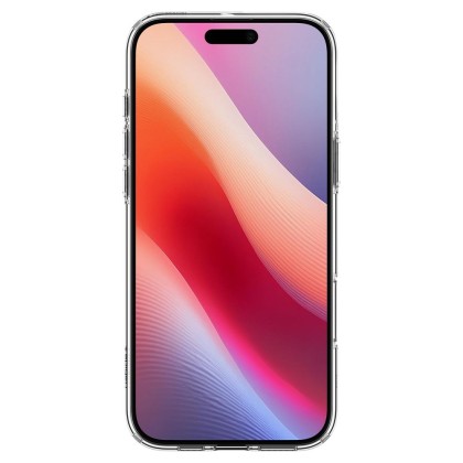 Удароустойчив, силиконов кейс за iPhone 16 Pro Max от Spigen Liquid Crystal - Прозрачен