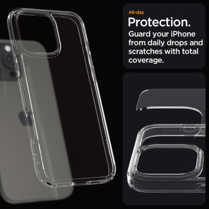 SPIGEN ULTRA HYBRID IPHONE 16 PRO MAX CRYSTAL CLEAR