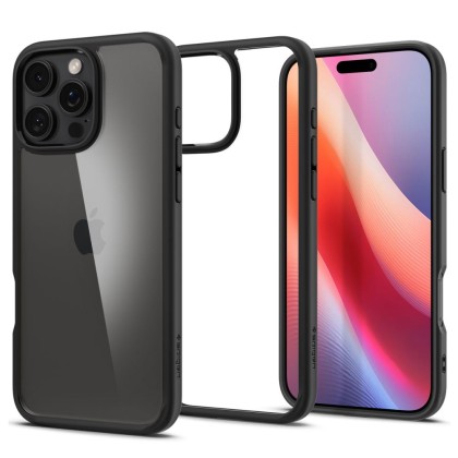 SPIGEN ULTRA HYBRID IPHONE 16 PRO MATTE BLACK