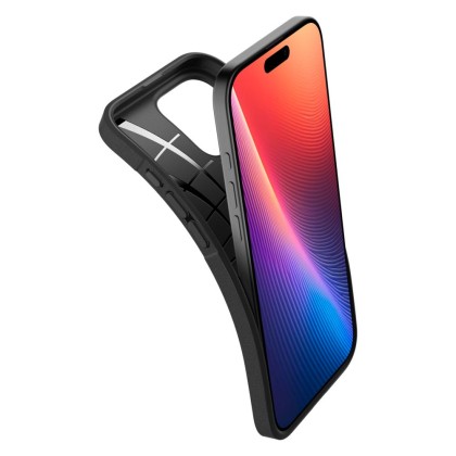 Удароустойчив кейс за iPhone 16 Pro от Spigen Core Armor - Черен мат