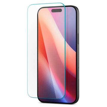 Стъклен протектор за дисплей на iPhone 16 Pro от Spigen Glas.TR.Slim - Прозрачен