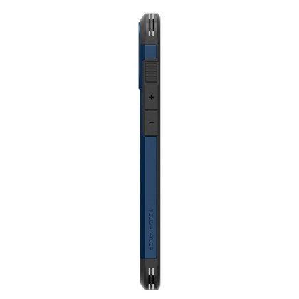 Удароустойчив, твърд кейс с MagSafe за iPhone 16 от Spigen Tough Armor Mag - Navy Blue