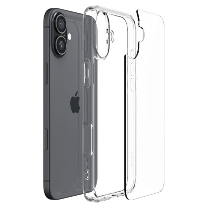 SPIGEN ULTRA HYBRID IPHONE 16 CRYSTAL CLEAR