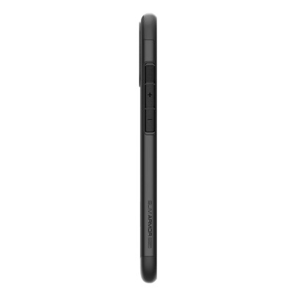 Удароустойчив кейс с MagSafe за iPhone 16 от Spigen Slim Armor Mag - Black