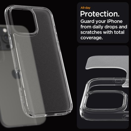 SPIGEN ULTRA HYBRID IPHONE 16 PRO FROST CLEAR