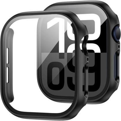 Кейс с протектор за Apple Watch 10 (46mm) от Tech-Protect Defense360 - Черен