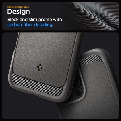 SPIGEN RUGGED ARMOR MAG MAGSAFE IPHONE 16 PRO MAX GREY