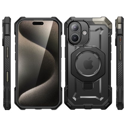 SUPCASE UB GRIP MAG MAGSAFE IPHONE 16 BLACK