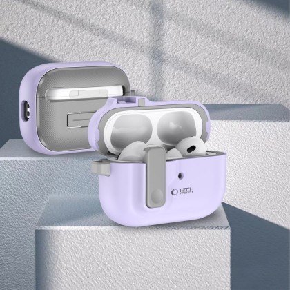 TECH-PROTECT SLIM HOOK APPLE AIRPODS PRO 1 / 2 LAVENDER