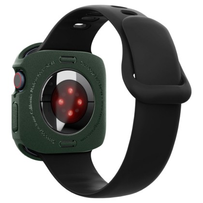 Силиконов кейс за Apple Watch 10 (46mm) от Caseology Vault -  Midnight Green