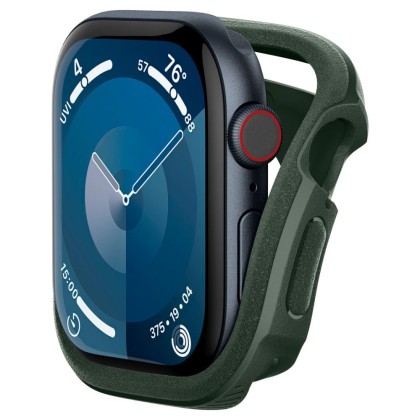 Силиконов кейс за Apple Watch 10 (46mm) от Caseology Vault -  Midnight Green