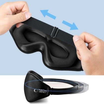 TECH-PROTECT EYESHADE SLEEP MASK MATTE BLACK