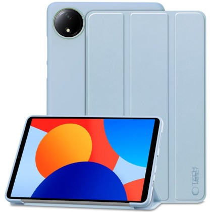 Кожен тефтер за Xiaomi Redmi Pad SE 8.7 от Tech-Protect SmartCase - Sky Blue