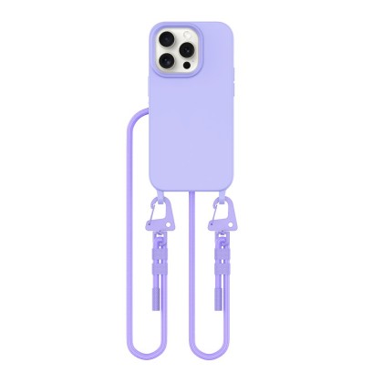 Кейс с ремък и MagSafe за iPhone 14 Pro от Tech-Protect Magnecklace - Lavender