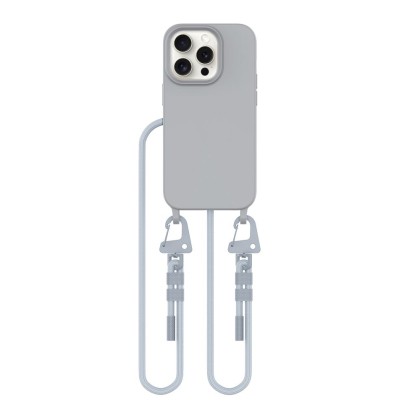 Кейс с ремък и MagSafe за iPhone 14 Pro  от Tech-Protect Magnecklace - Crayon Grey