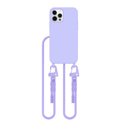 Кейс с ремък и MagSafe за iPhone 12 / 12 Pro от Tech-Protect Magnecklace - Lavender