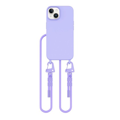 Кейс с ремък и MagSafe за iPhone 14 от Tech-Protect Magnecklace - Lavender