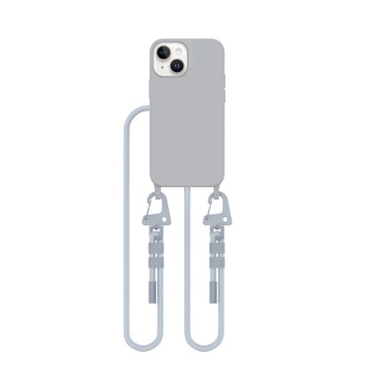 Кейс с ремък и MagSafe за iPhone 13 Mini от Tech-Protect Magnecklace - Crayon Grey