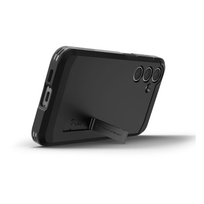 Удароустойчив, твърд кейс за Samsung Galaxy S24 FE от Spigen Tough Armor - Черен