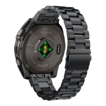 TECH-PROTECT STAINLESS GARMIN FENIX 5 / 6 / 6 PRO / 7 / 8 (47 MM) / E BLACK