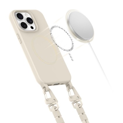 TECH-PROTECT MAGNECKLACE MAGSAFE IPHONE 14 PRO COSMIC LATTE