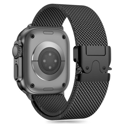 Верижка от неръждаема стомана за Apple Watch 6/7/8/9/10/SE/Ultra 1-2 (44/45/46/49 mm) от Tech-Protect Milano - Черен