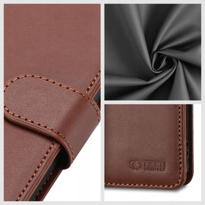 Кожен тефтер за Xiaomi Redmi 14C от Tech-Protect Wallet - Черен