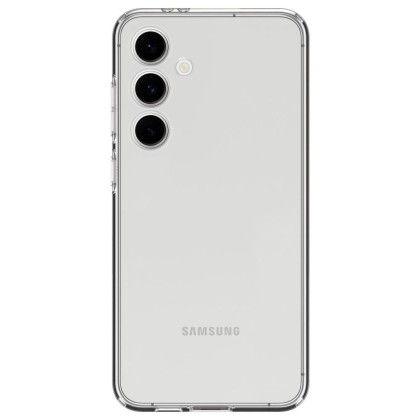 Удароустойчив, силиконов кейс за Samsung Galaxy S24 FE от Spigen Liquid Crystal - Прозрачен