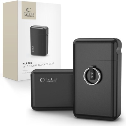 Кутийка за блокиране на RFID сигнал от Keyless Go ключ от Tech-Protect KLR200 - Черен