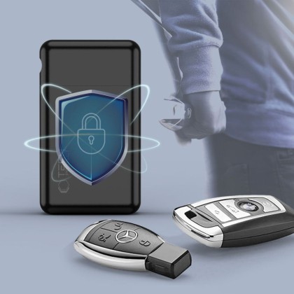 Кутийка за блокиране на RFID сигнал от Keyless Go ключ от Tech-Protect KLR200 - Черен