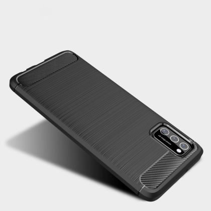Удароустойчив кейс за Samsung Galaxy A03S от Tech-Protect TPUcarbon - черен