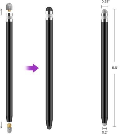 TECH-PROTECT USP100 4-TIP TOUCH STYLUS PEN BLACK