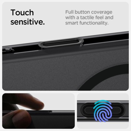 Удароустойчив, твърд кейс с MagSafe за iPhone 16 Pro Max от Spigen Ultra Hybrid T - Frost Black