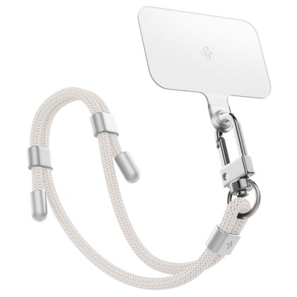 SPIGEN UNIVERSAL STRAP SET CROSSBODY & WRIST PEARL WHITE