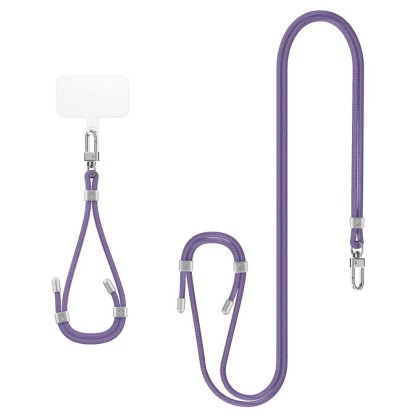 SPIGEN UNIVERSAL STRAP SET CROSSBODY & WRIST DEEP PURPLE