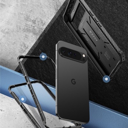 360 градусов калъф за Google Pixel 9 / 9 Pro от Supcase IBLSN Armorbox - Черен