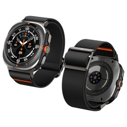 Текстилна каишка за Samsung Galaxy Watch Ultra (47mm) от Spigen Fit Lite - Черен