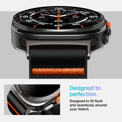 Текстилна каишка за Samsung Galaxy Watch Ultra (47mm) от Spigen Fit Lite - Черен