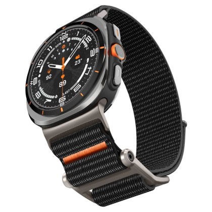 Текстилна каишка за Samsung Galaxy Watch Ultra (47mm) от Spigen DuraPro Flex - Черна