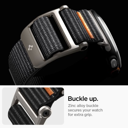 Текстилна каишка за Samsung Galaxy Watch Ultra (47mm) от Spigen DuraPro Flex - Черна