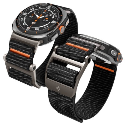 Текстилна каишка за Samsung Galaxy Watch Ultra (47mm) от Spigen DuraPro Flex - Черна