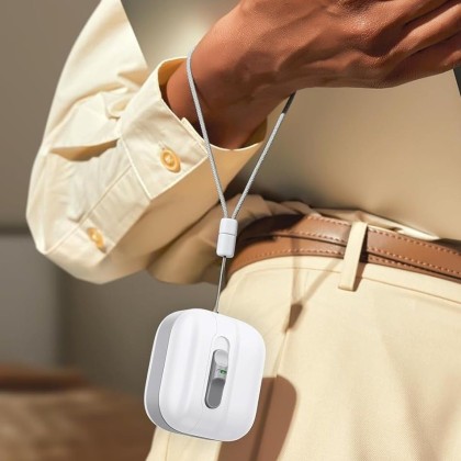 Удароустойчив калъф с MagSafe за Apple AirPods 4 от ESR Pulse Halolock - Бял