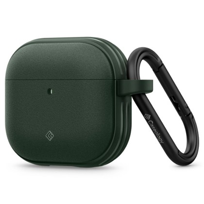 Силиконов калъф за Apple AirPods 4 от Caseology Vault - Midnight Green