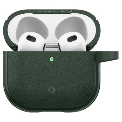 Силиконов калъф за Apple AirPods 4 от Caseology Vault - Midnight Green