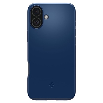 Тънък кейс с MagSafe за iPhone 16 от Spigen Thin Fit Mag - Navy Blue