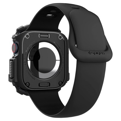 Удароустойчив кейс за Apple Watch 10 (46mm) от Spigen Rugged Armor - Черен мат