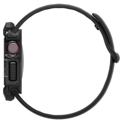 Удароустойчив кейс за Apple Watch 10 (46mm) от Spigen Rugged Armor - Черен мат